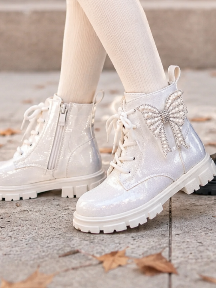 Bows and Sparkles Boots By Liv and Mia