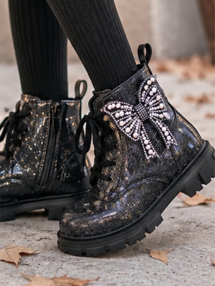 Bows and Sparkles Boots By Liv and Mia