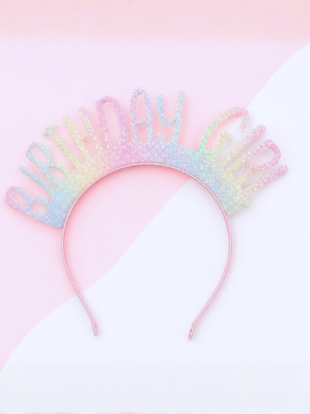 Sparkle Glow “Birthday Girl” Glitter Headband Mia Belle Girls