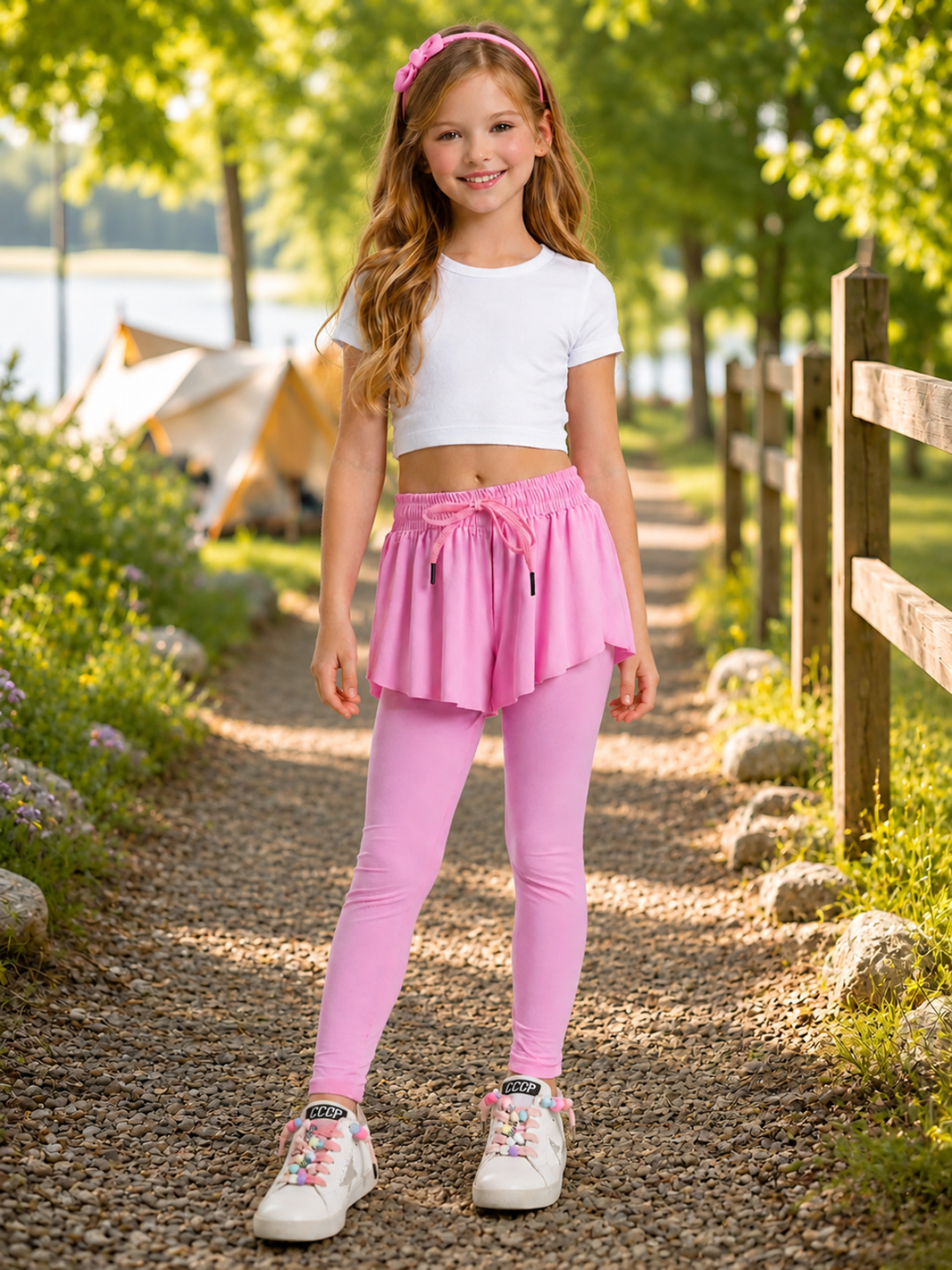 Play All Day 2-in-1 Butterfly Shorts with Leggings