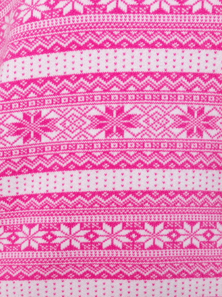 Mommy and Me Frosted Fair Isle Quarter-Zip Sweater Mia Belle Girls