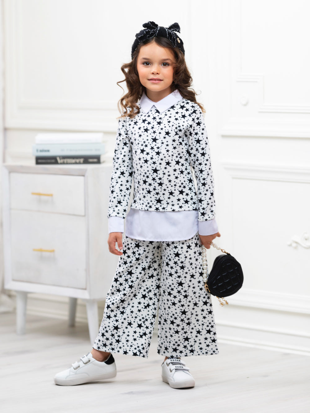 Mommy & Me Stellar Star Dressy Pant Set by Kids Couture Mia Belle Girls