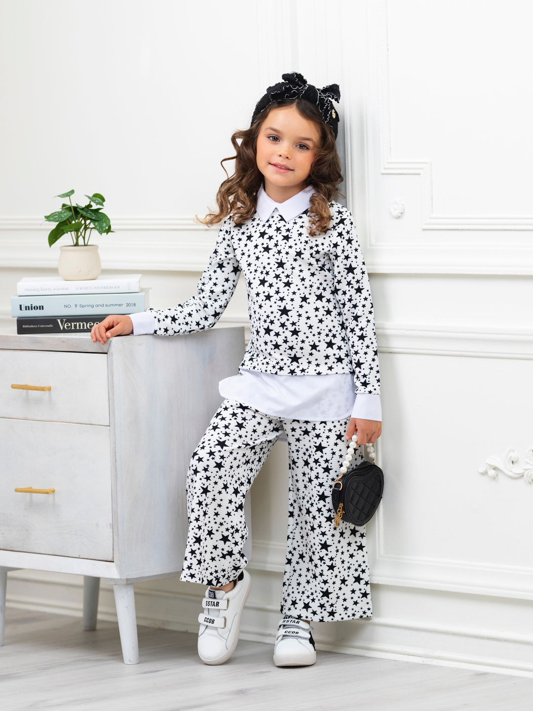 Mommy & Me Stellar Star Dressy Pant Set by Kids Couture Mia Belle Girls
