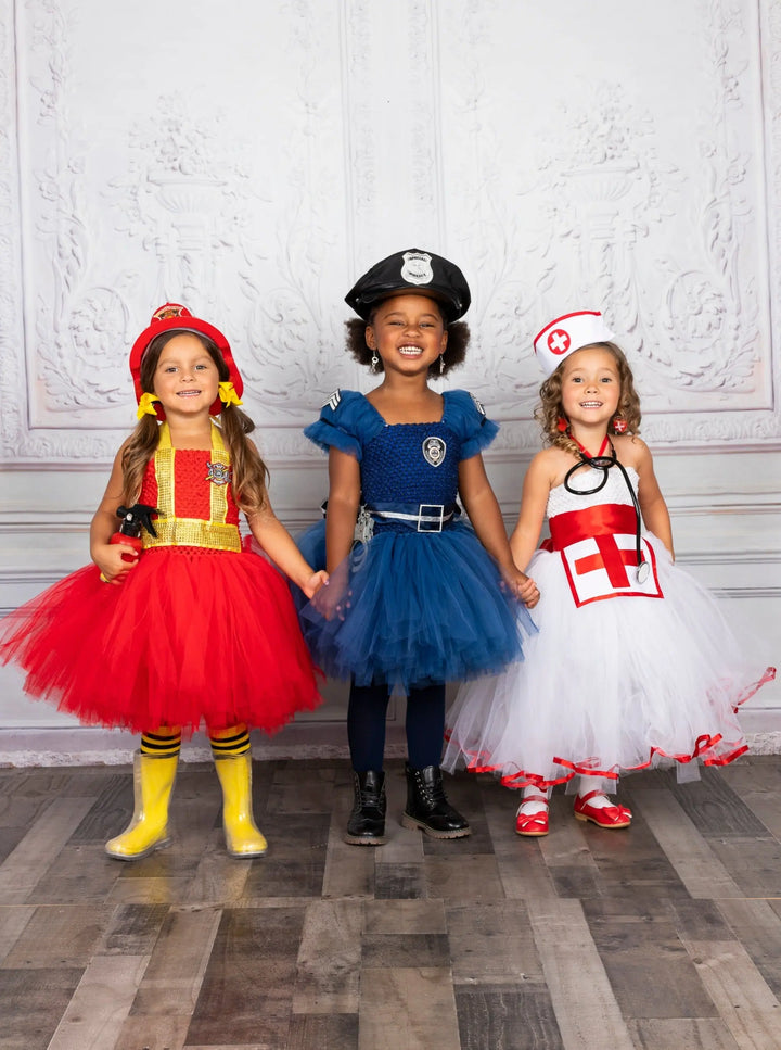 Girls Police Officer Inspired Costume