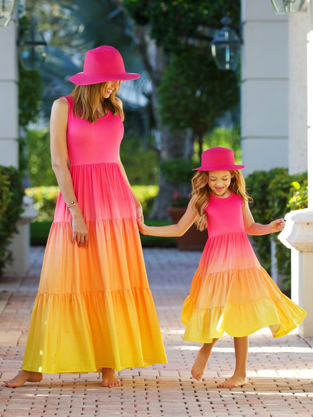 mommy and me summer dresses Orchid dress set Exchanges policy Mommy & Me Outfits for
