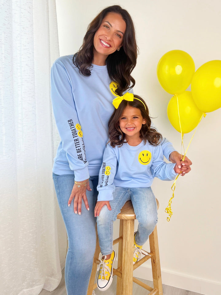 SmileyWorld Mommy & Me Better Together Sweatshirt | Mia Belle Girls