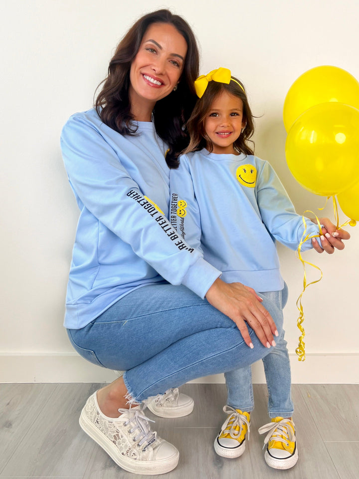 SmileyWorld Mommy & Me Better Together Sweatshirt | Mia Belle Girls
