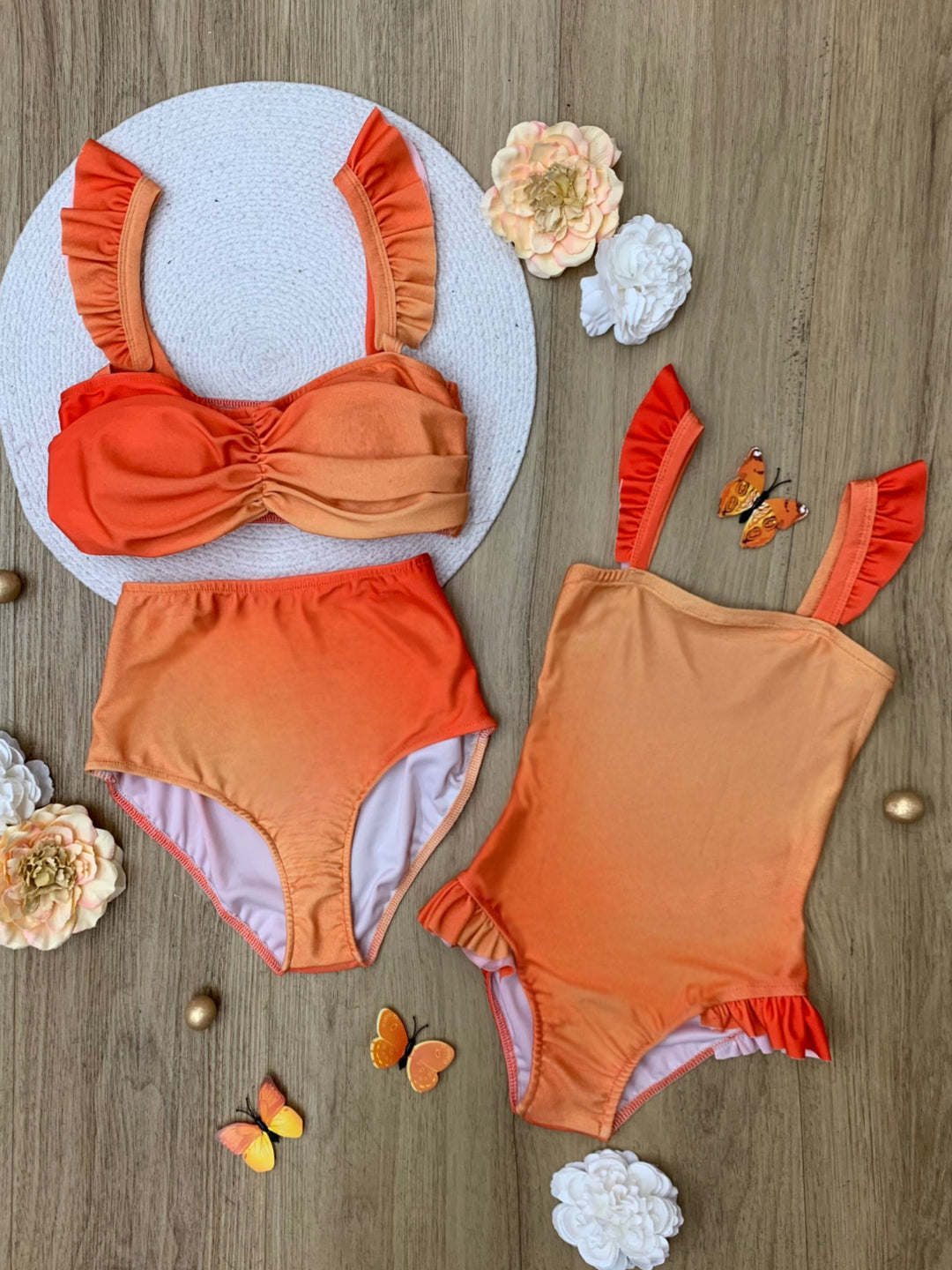 Mommy and Me Sunset Glow Swimsuit