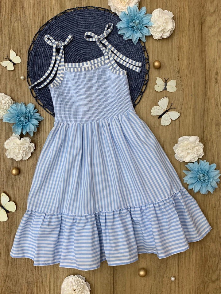 Mommy and Me Ocean Breeze Smocked Midi Dress