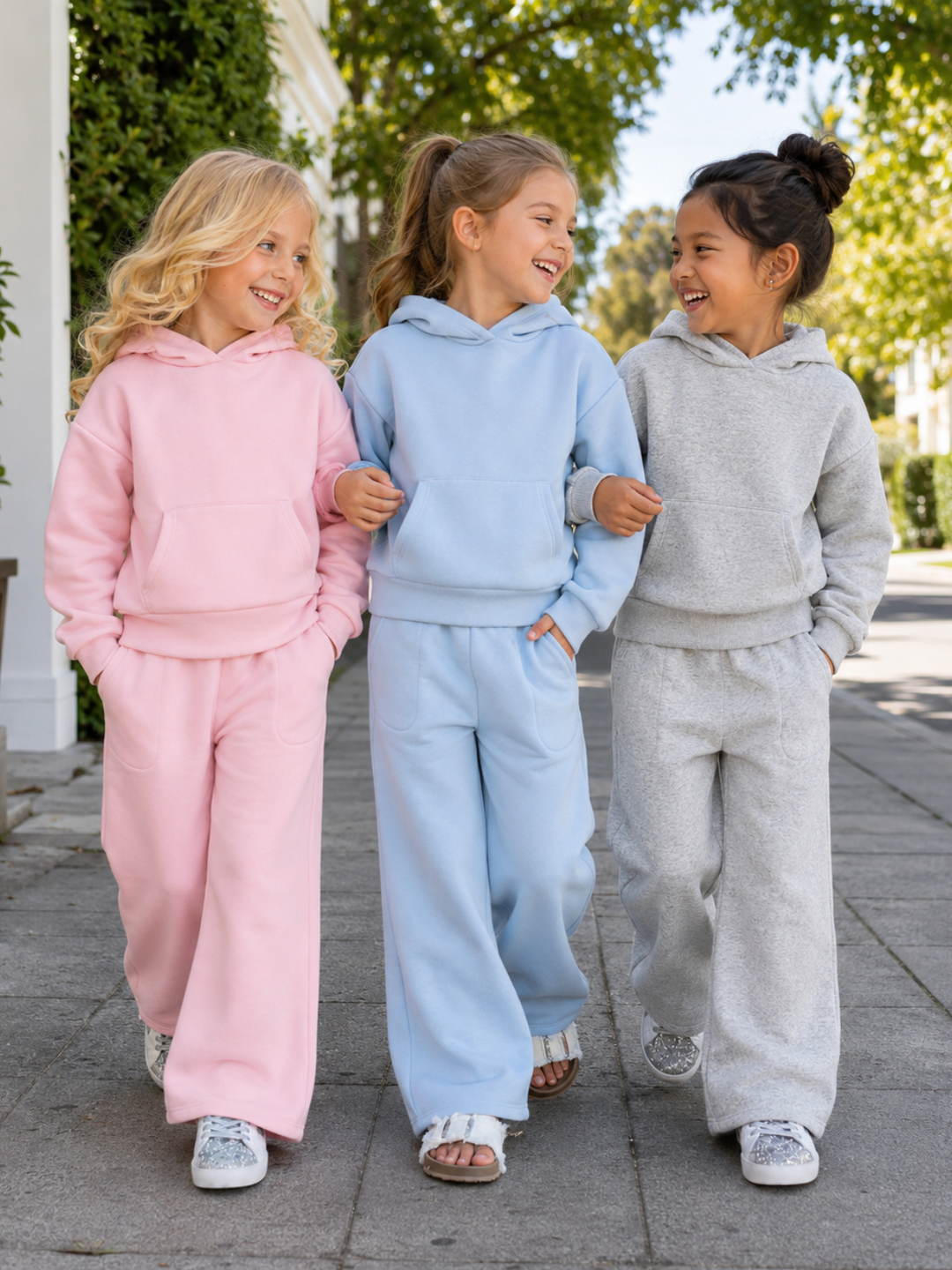 Cozy Charm Fleece Hoodie and Flare Pant Set