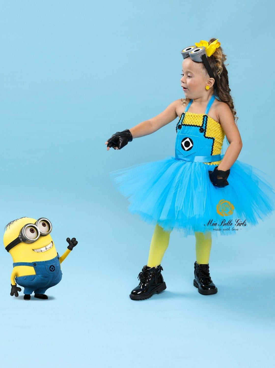 Playful Inventor Tutu Costume Dress Blue / 3T
