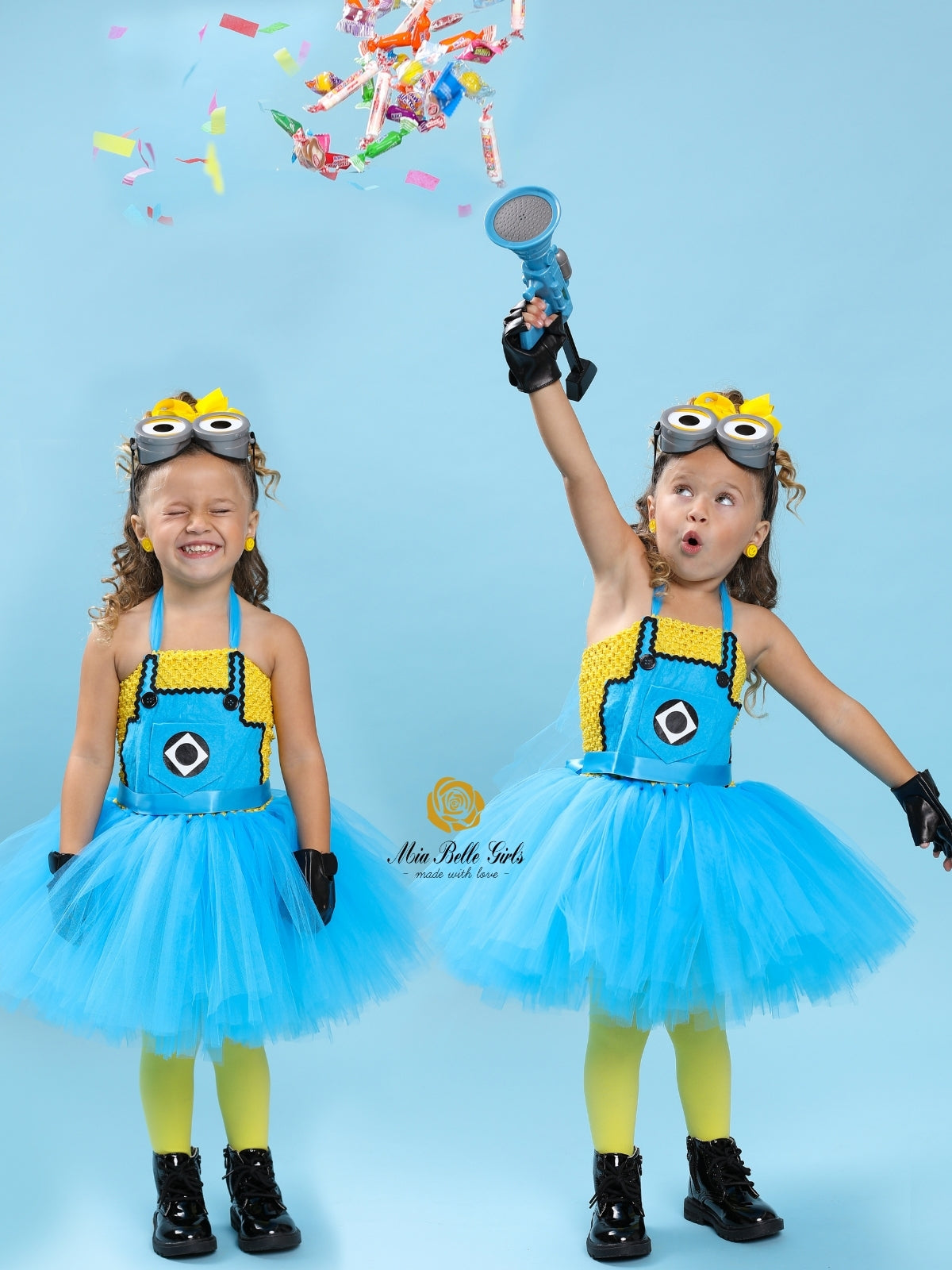 Kids Halloween Costume | Minions Inspired Tutu Dress Kids Halloween Costume | Minions Inspired Tutu Dress