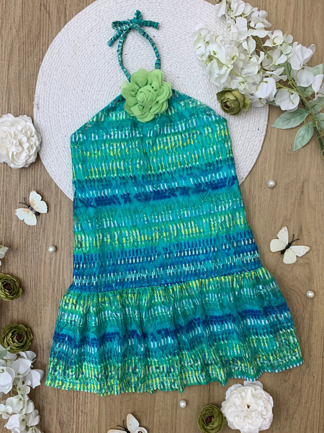Ocean Breeze Halter Dress