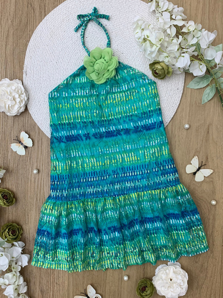 Ocean Breeze Halter Dress