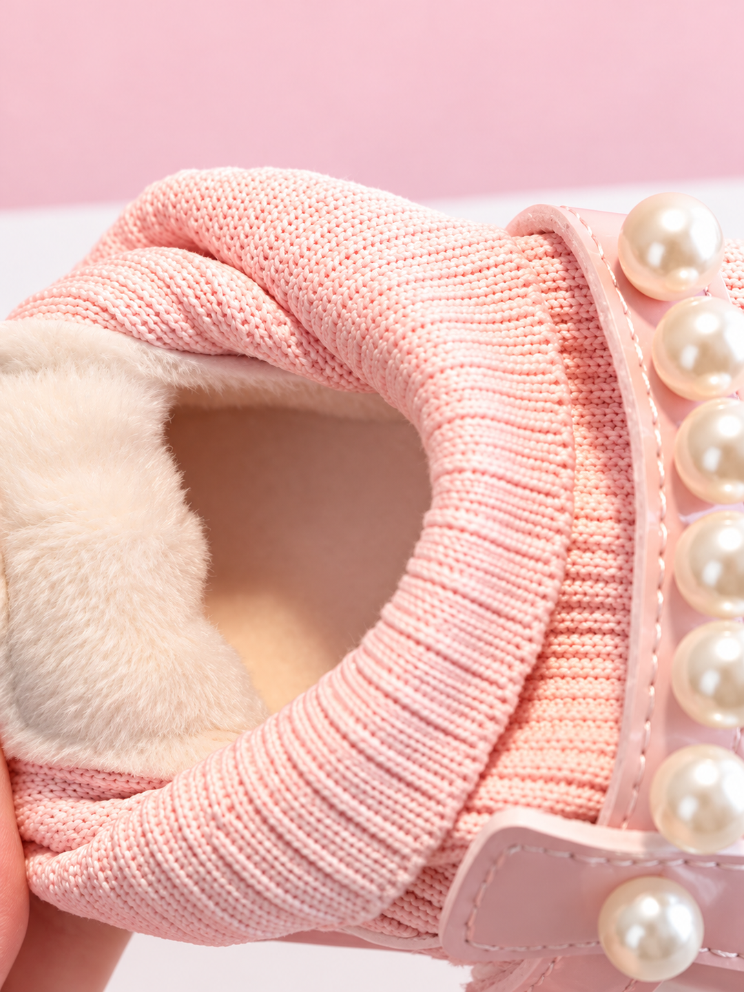 Too Fab Pearly Sock Boots By Liv and Mia