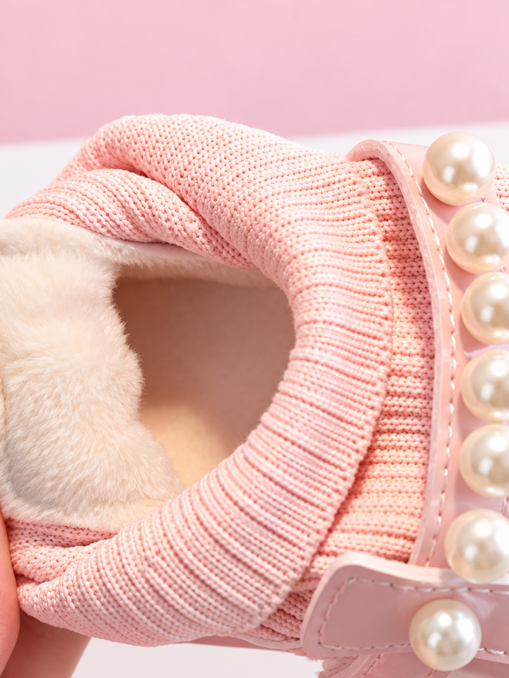 Too Fab Pearly Sock Boots By Liv and Mia
