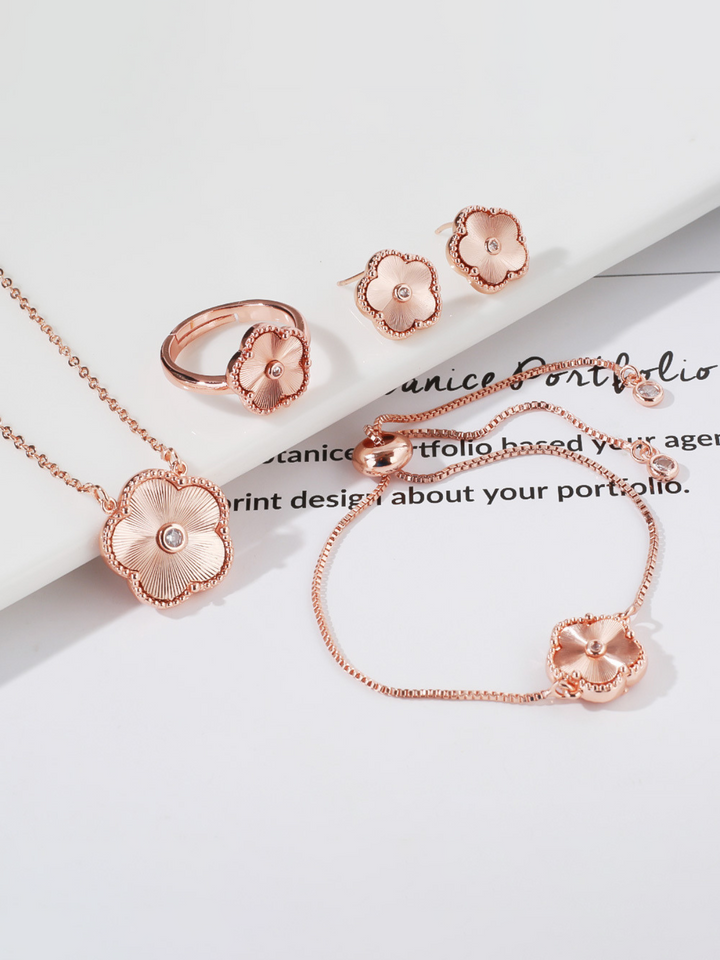 Precious Petals Rose Gold Jewelry Set Mia Belle Girls