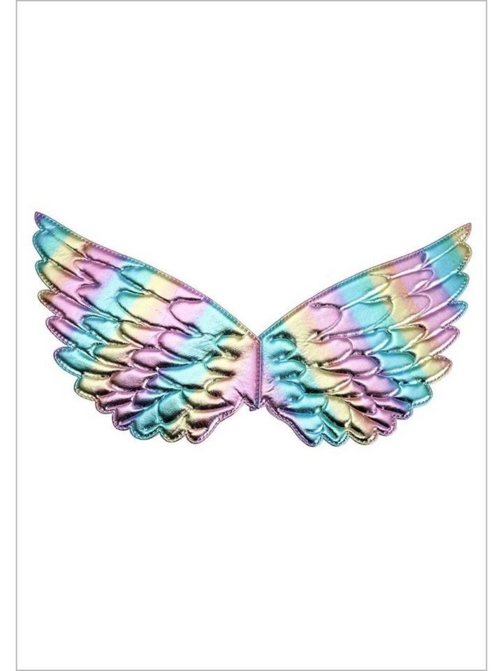 Kids Halloween Accessories | Shiny Metallic Wings | Mia Belle Girls