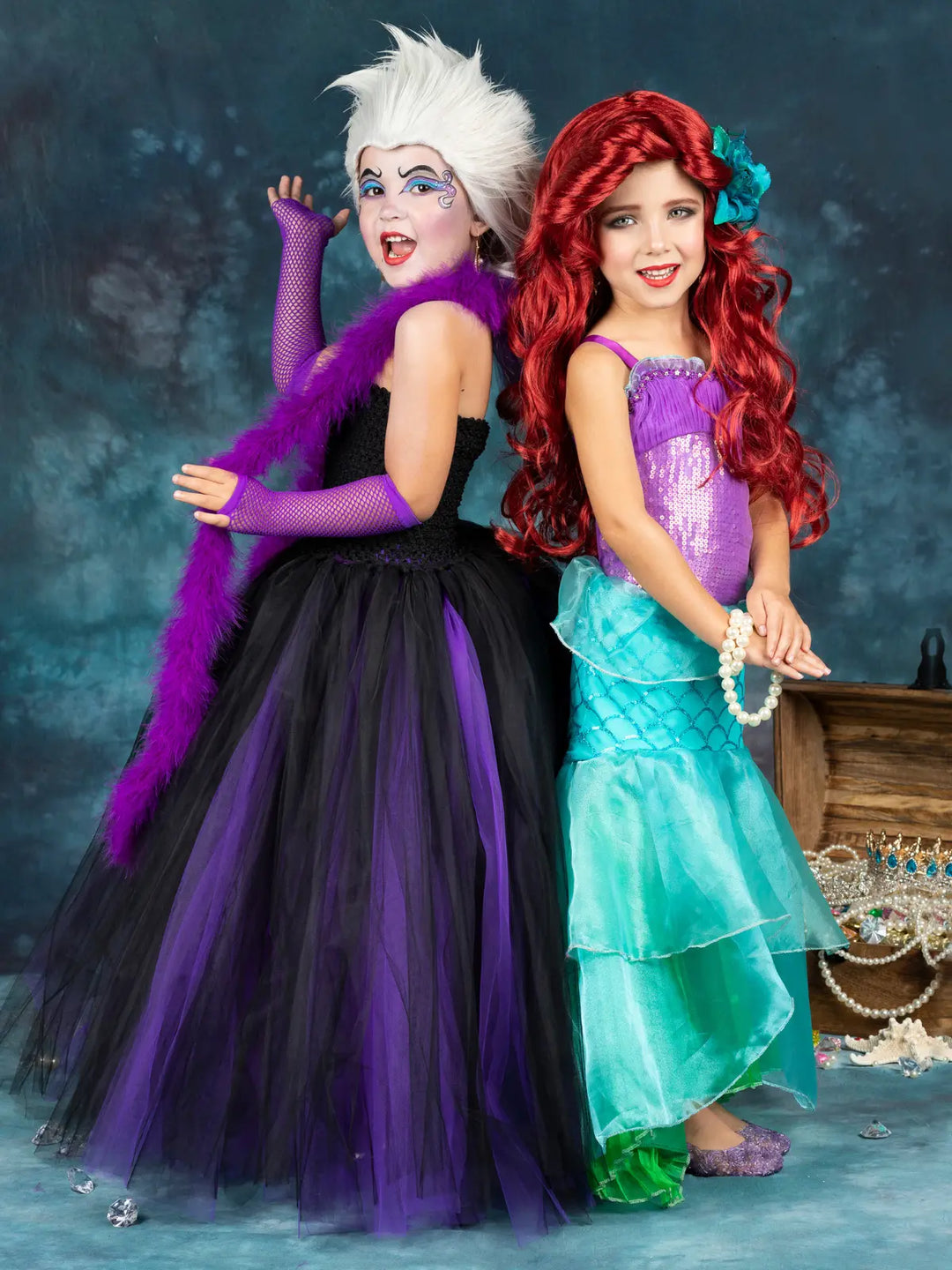 little mermaid dress up Halloween Costumes | Little Mermaid Ariel Inspired Princess Costume Dress