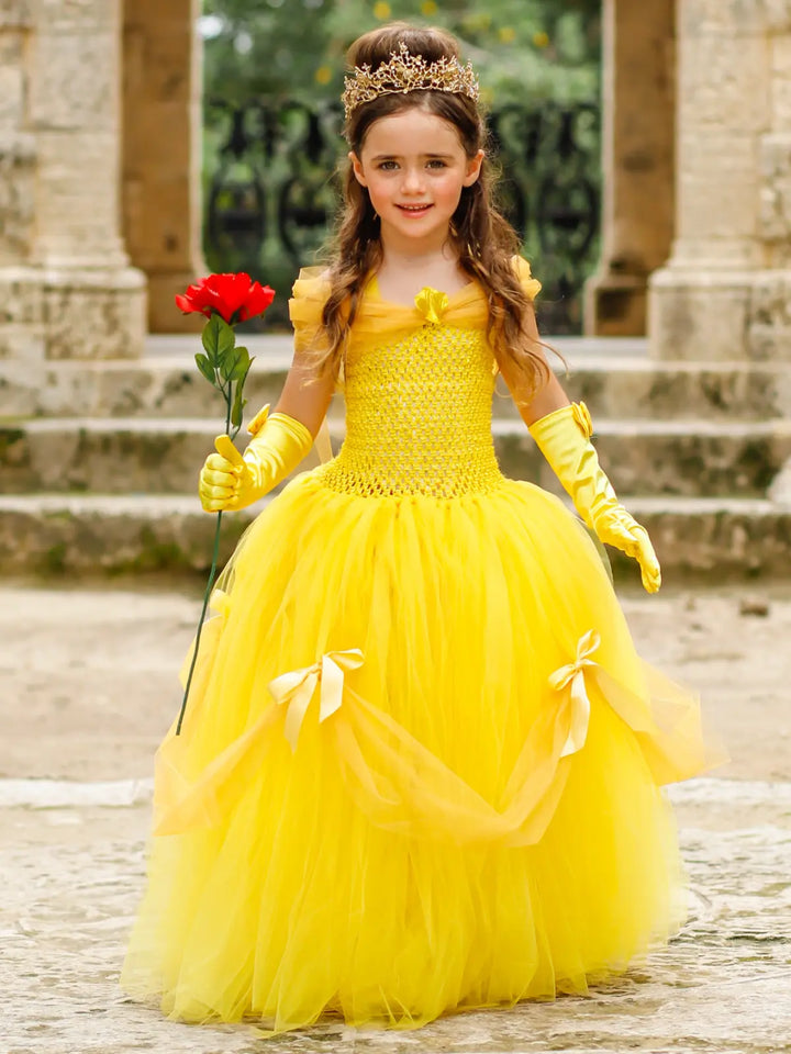 Girls Halloween Costumes | Beauty & The Beast Inspired Tutu Gown