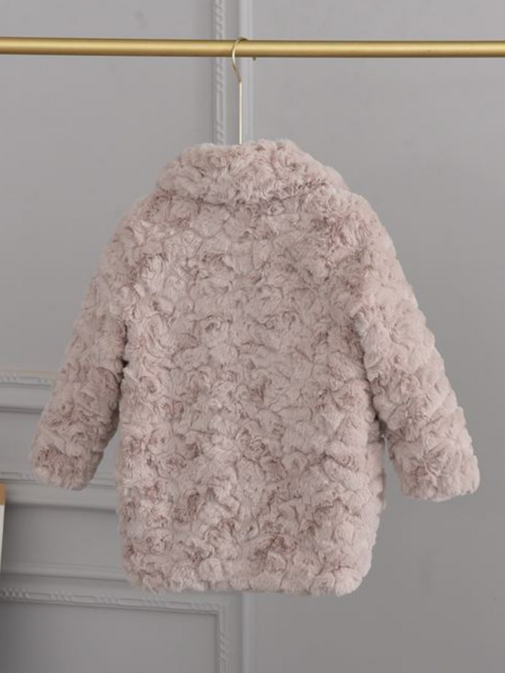 Fuzzy and Fabulous Faux Fur Winter Jacket Mia Belle Girls