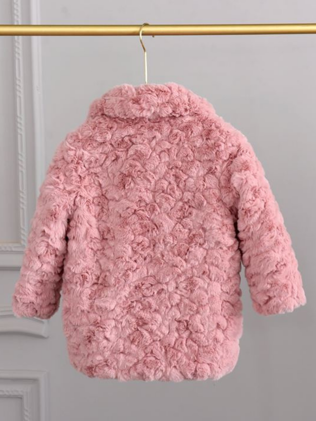 Fuzzy and Fabulous Faux Fur Winter Jacket Mia Belle Girls