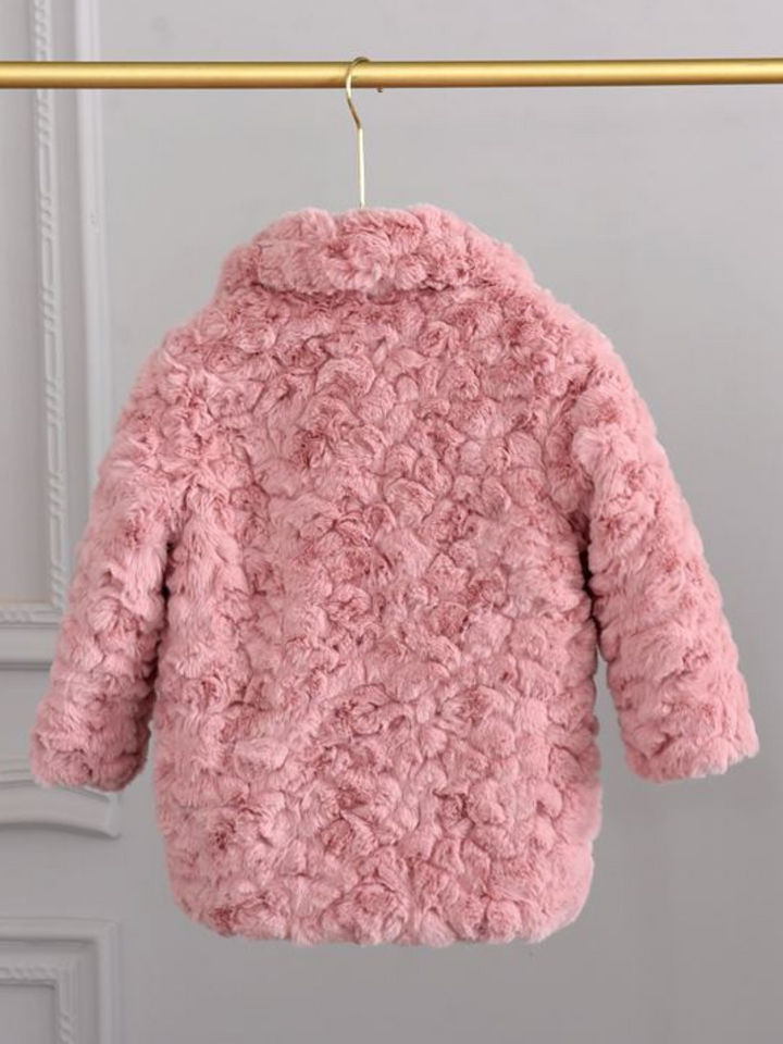 Fuzzy and Fabulous Faux Fur Winter Jacket Mia Belle Girls