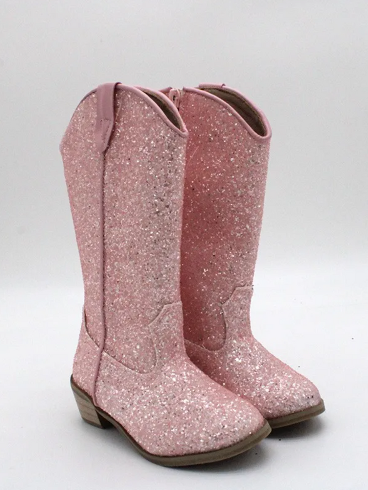 Sparkle and Shine Pink Cowboy Boots by Liv and Mia Mia Belle Girls
