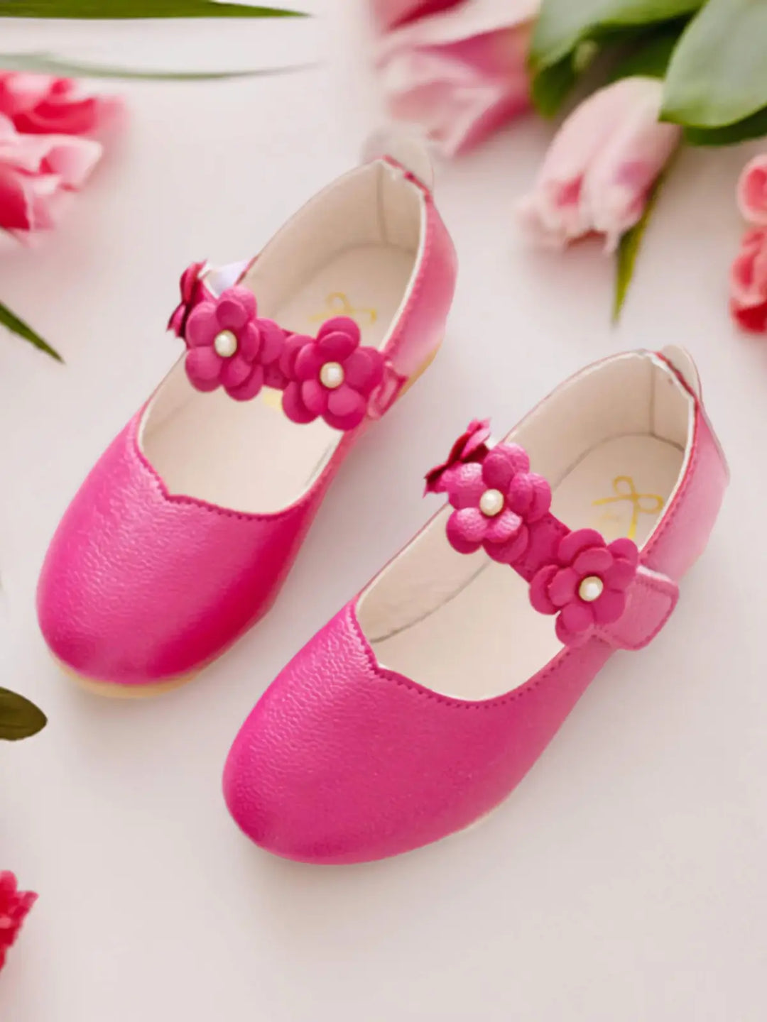 Mia Belle Girls Flower Mary Jane Flats | Shoes By Liv And Mia