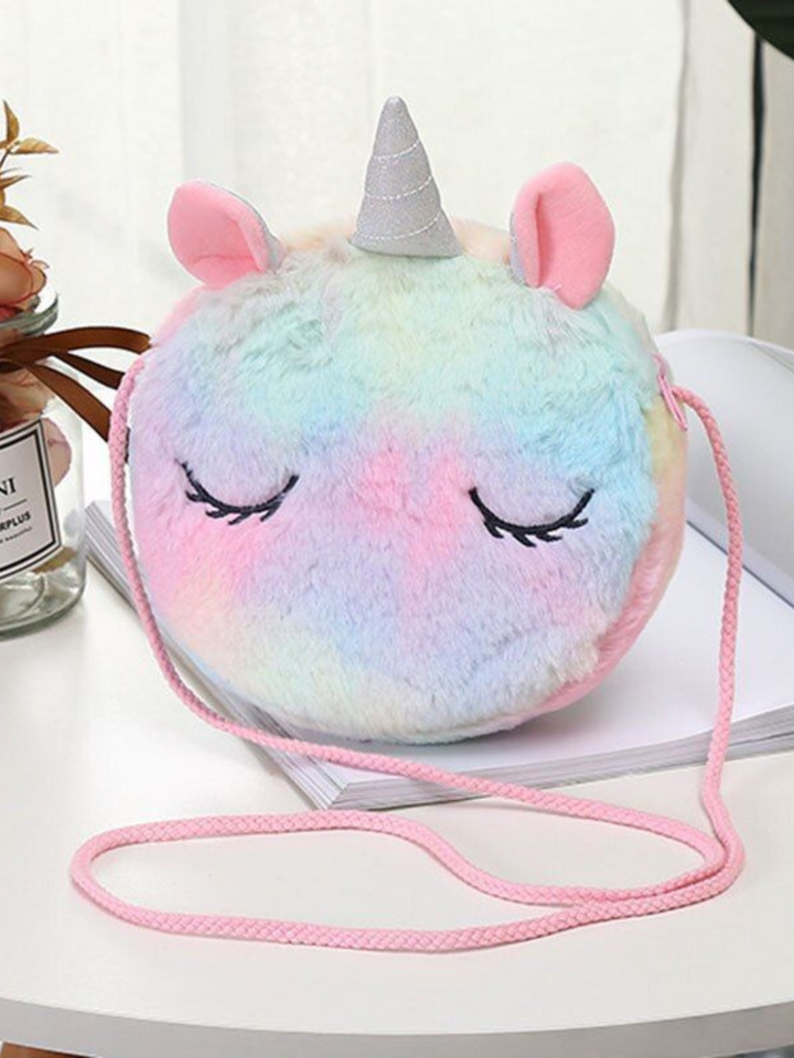 Cutiepie Stylista Fuzzy Unicorn Circle Bag Mia Belle Girls