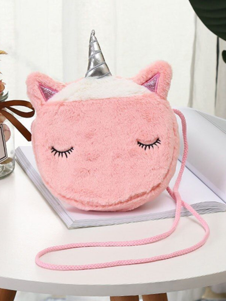 Cutiepie Stylista Fuzzy Unicorn Circle Bag Mia Belle Girls