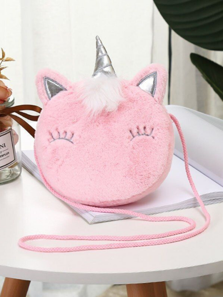 Cutiepie Stylista Fuzzy Unicorn Circle Bag Mia Belle Girls