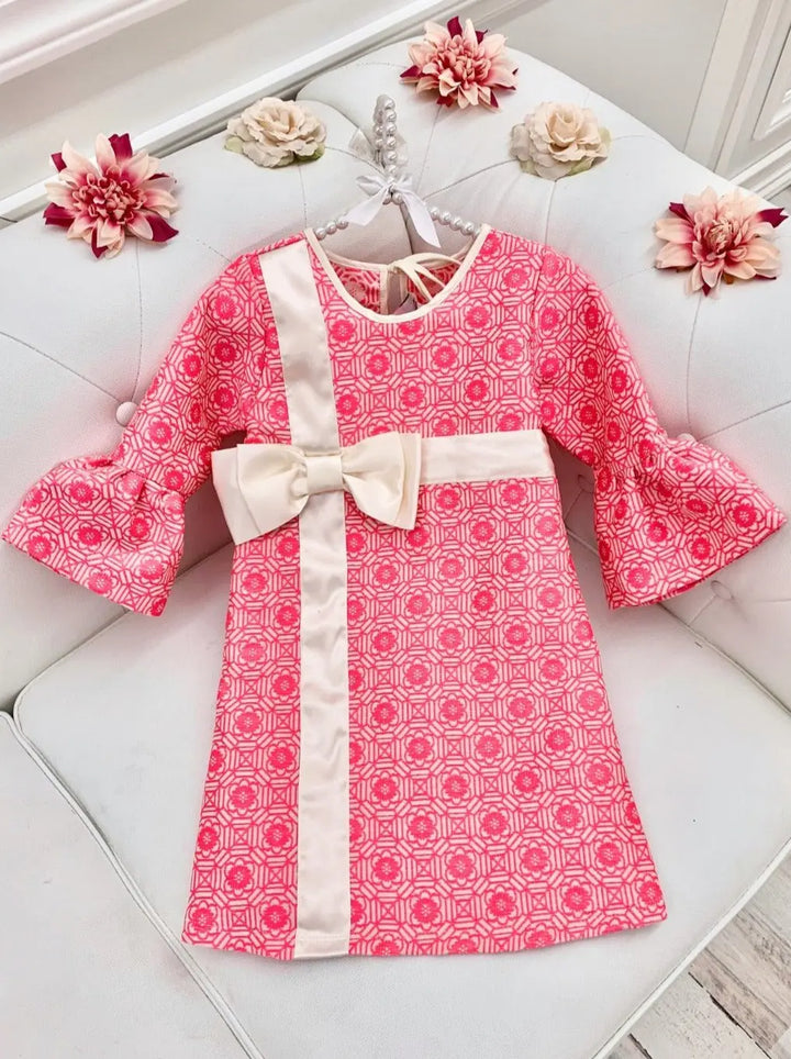 Giftwrapped Present A-Line Dress Mia Belle Girls
