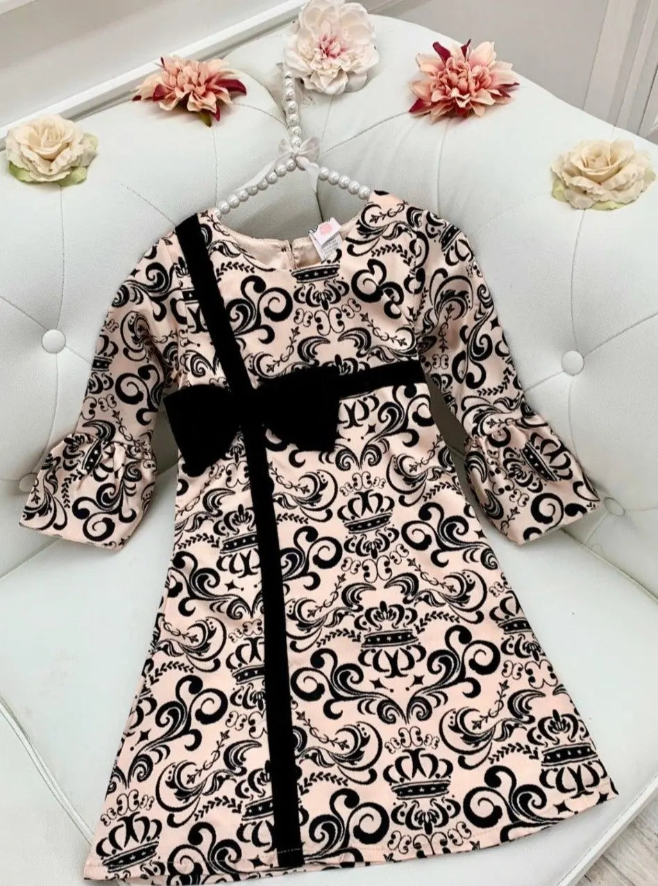 Giftwrapped Present A-Line Dress Mia Belle Girls