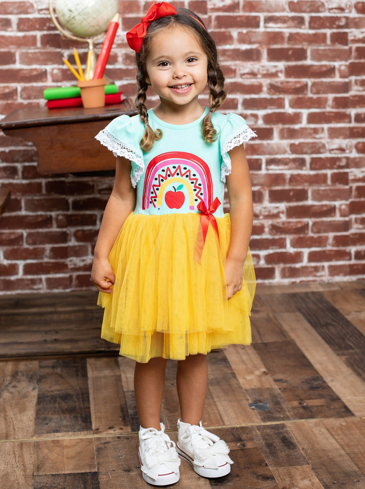 Back To School Dresses | Apple Tutu Dress | Girls Clothing Boutique