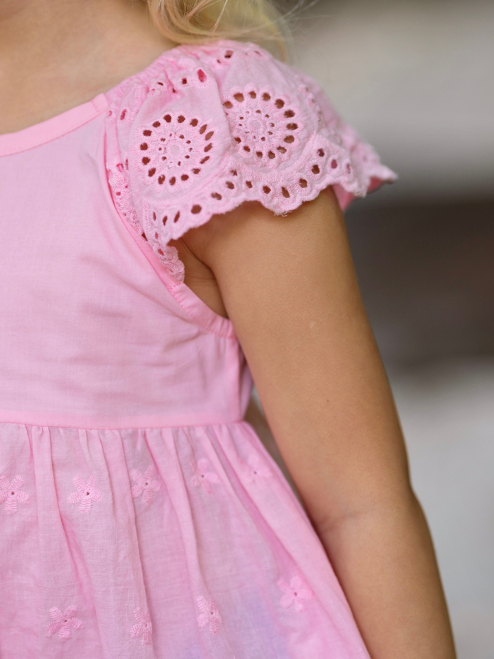 Little Miss Sunshine Top and Denim Shorts Set Mia Belle Girls