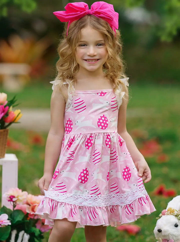 easter lace dresses Pastel Flowers Lace Dress | Easter Dresses