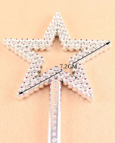 Kids Halloween Accessories | Silver Fairy Wand | Mia Belle Girls