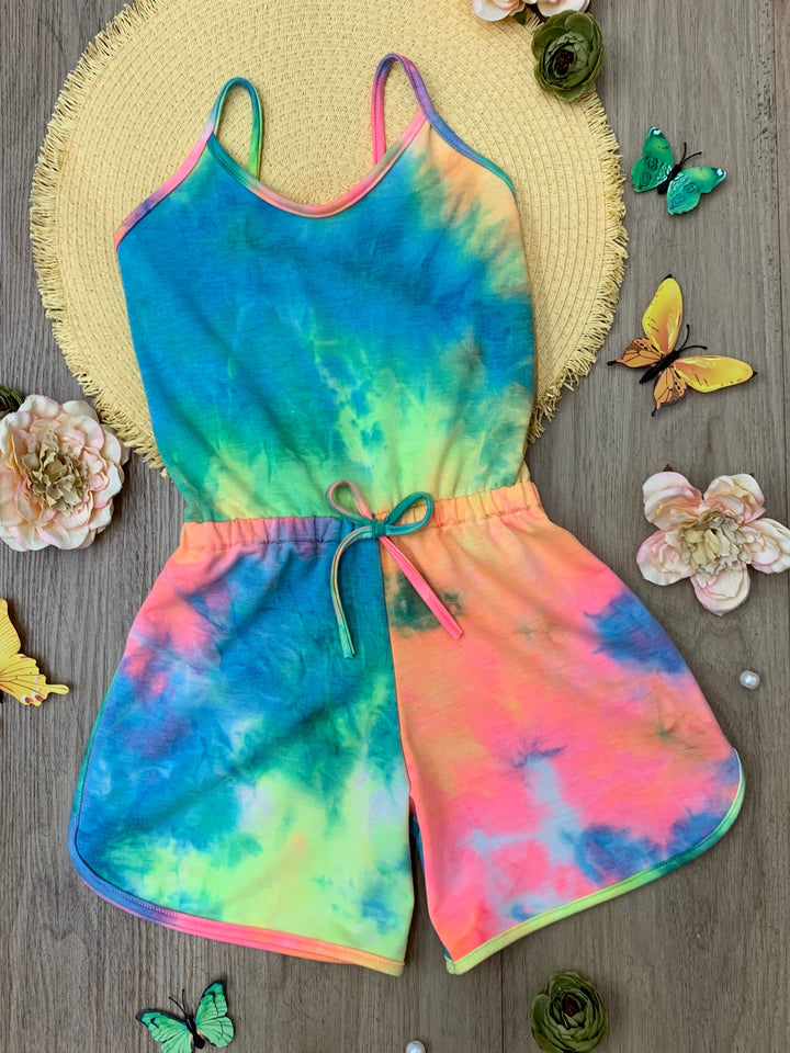 Sunset Surf Tie-Dye Romper