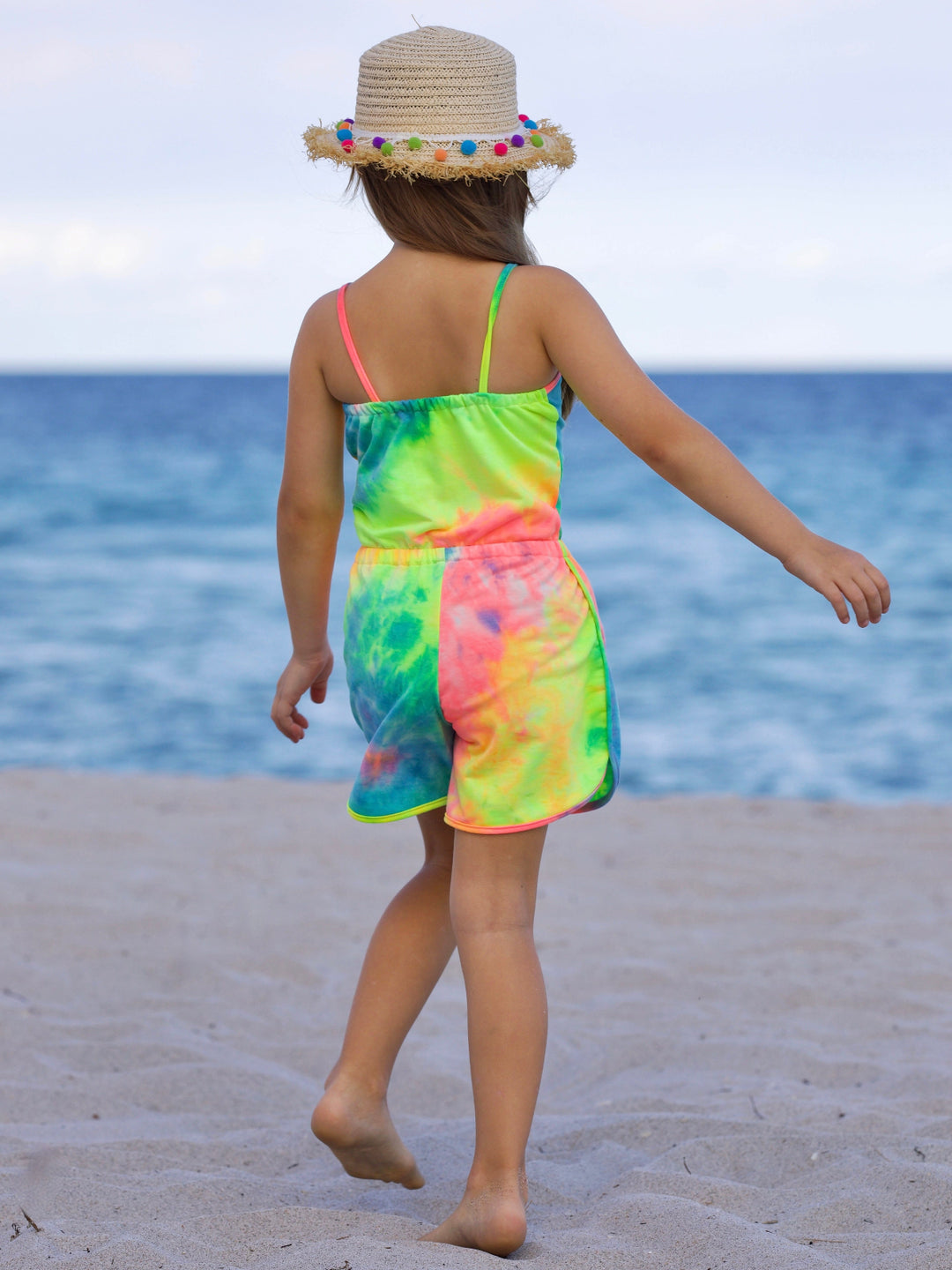 Sunset Surf Tie-Dye Romper