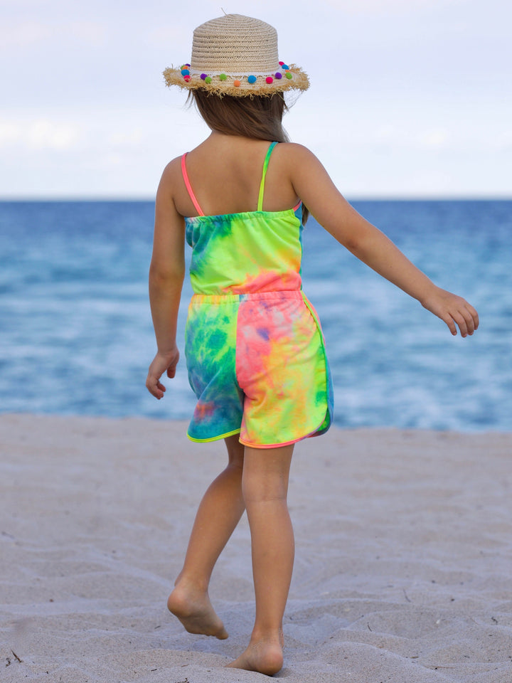 Sunset Surf Tie-Dye Romper