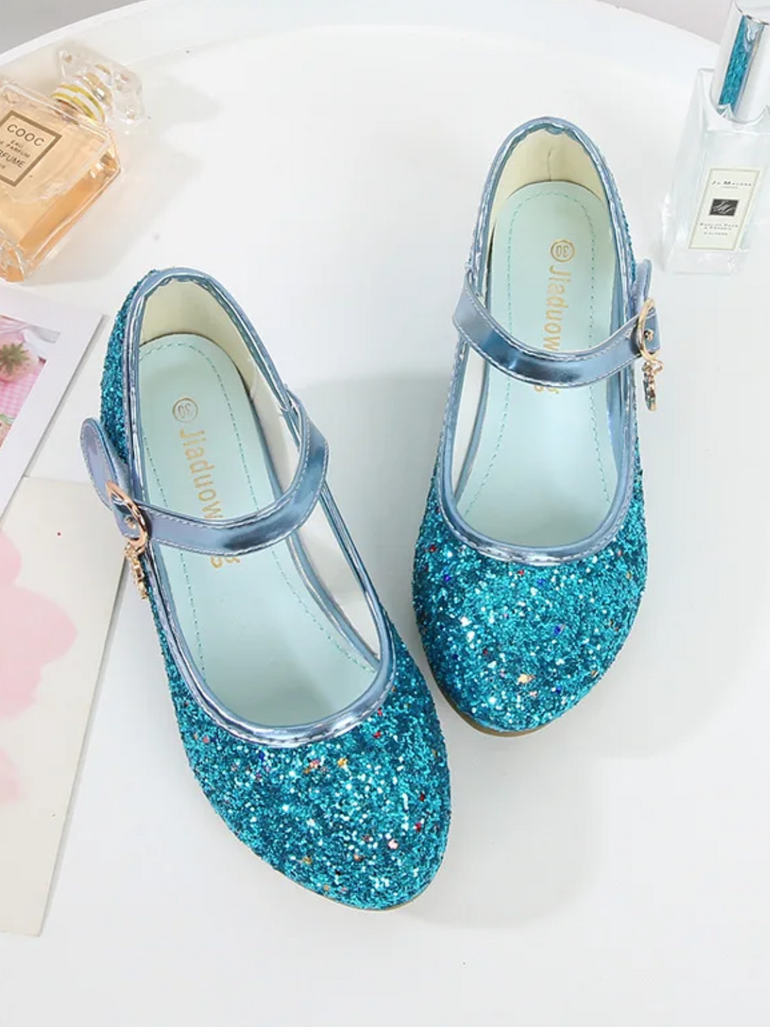 Twinkle Charm Glitter Princess Flats