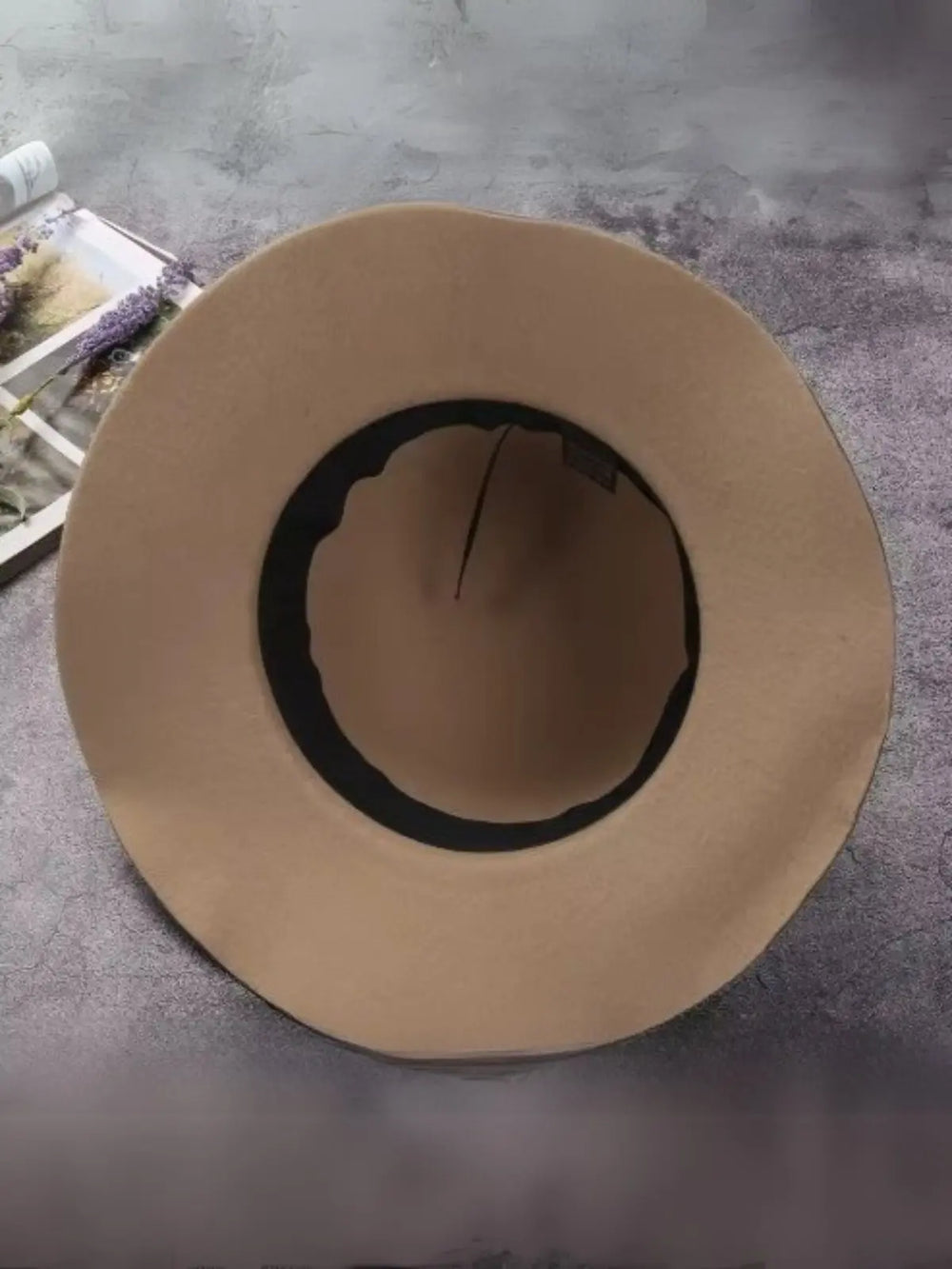 Garden Glam Beige Floppy Hat Mia Belle Girls