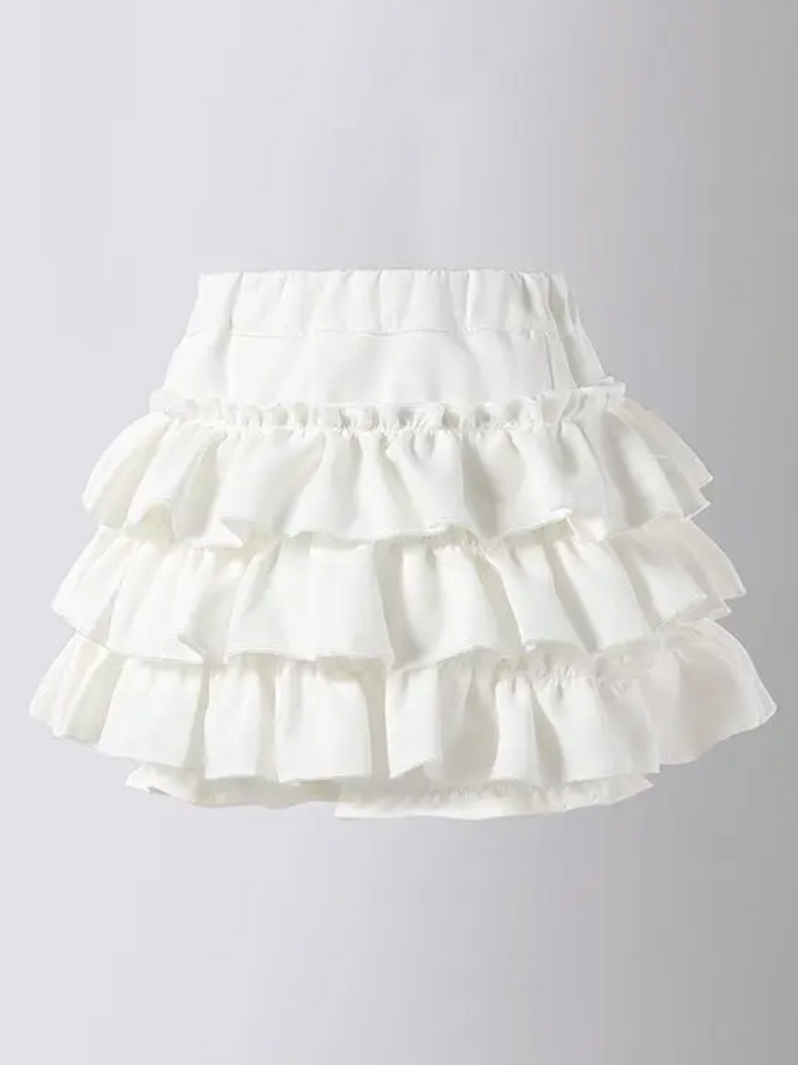 Ruffle Dreams Layered Essential Skirt