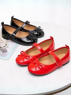 Girls' Patent Leather Classic Princess Flats
