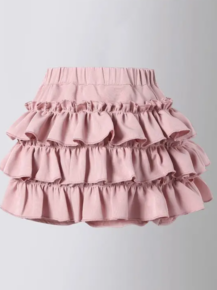Ruffle Dreams Layered Essential Skirt