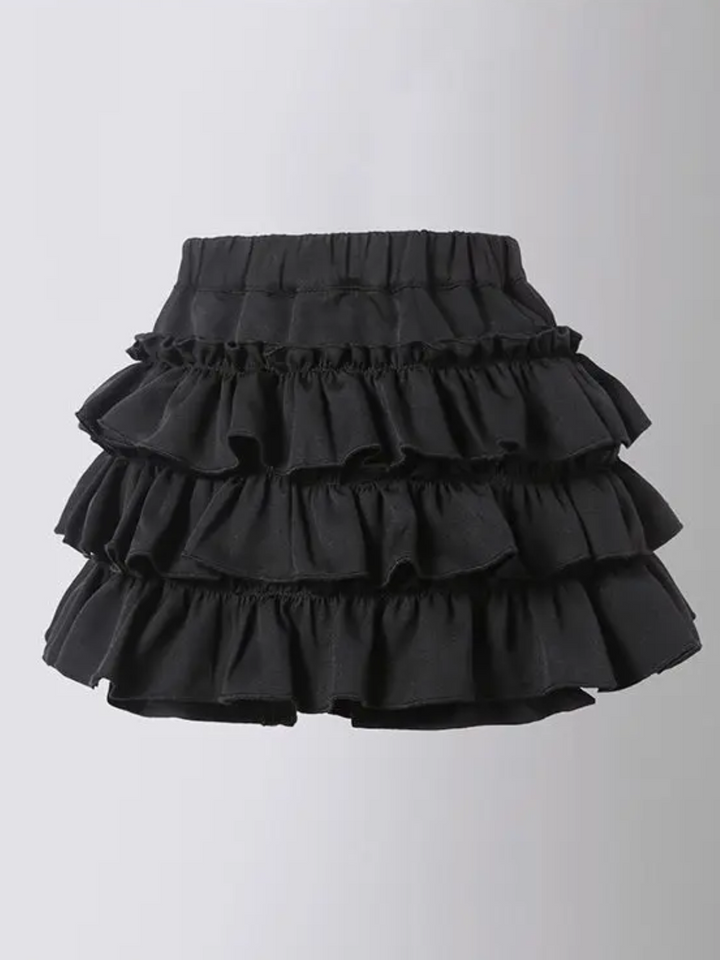 Ruffle Dreams Layered Essential Skirt