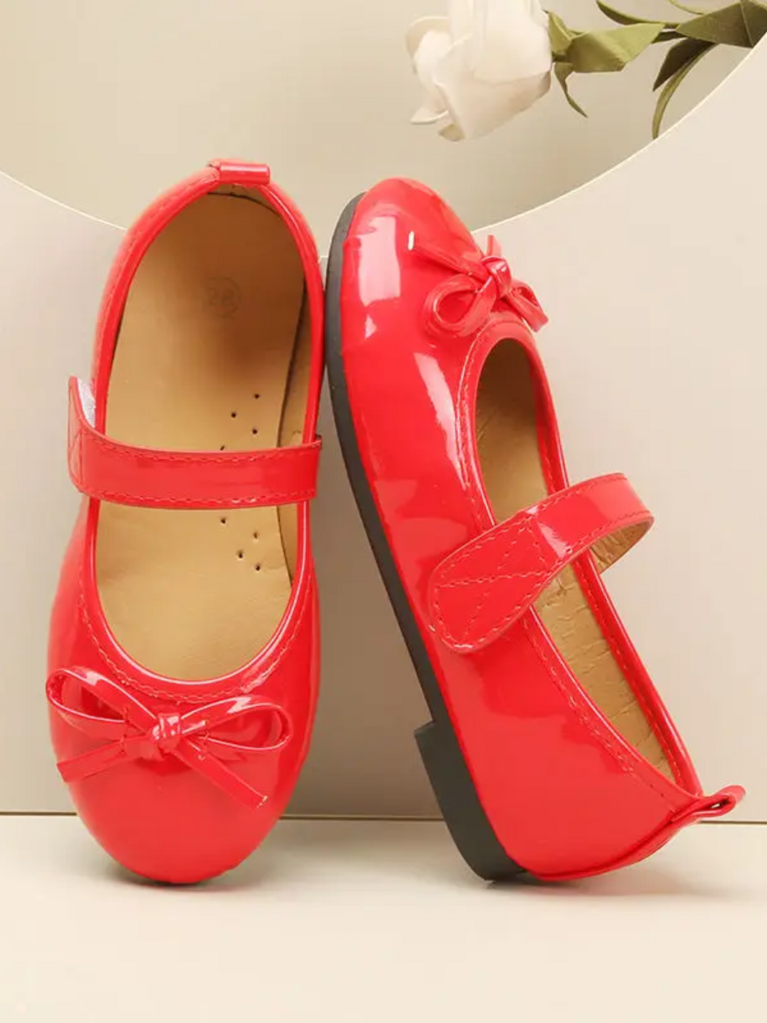 Girls' Patent Leather Classic Princess Flats
