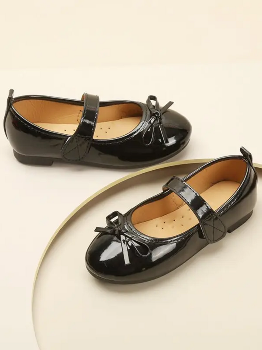 Girls' Patent Leather Classic Princess Flats