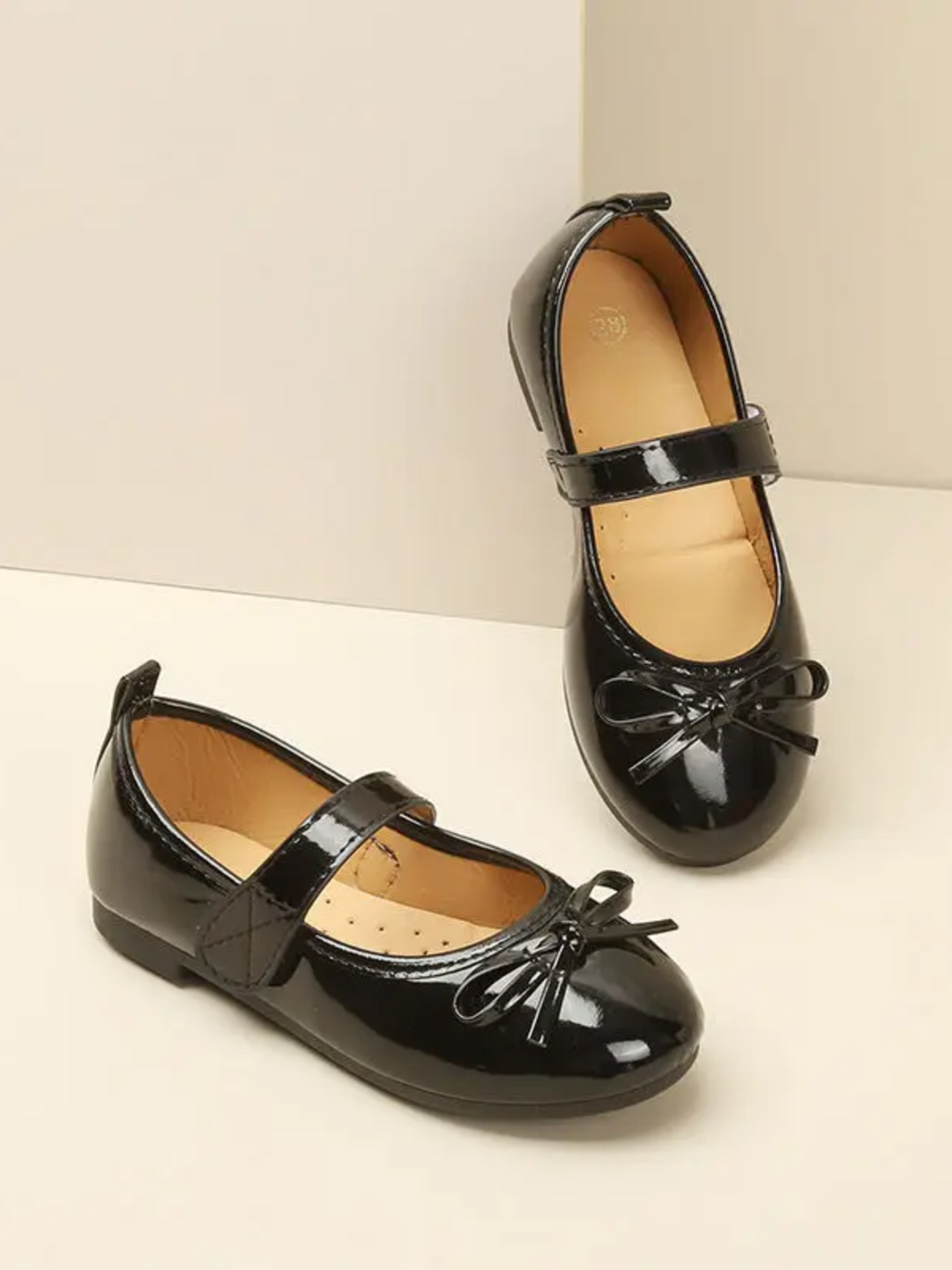 Girls' Patent Leather Classic Princess Flats